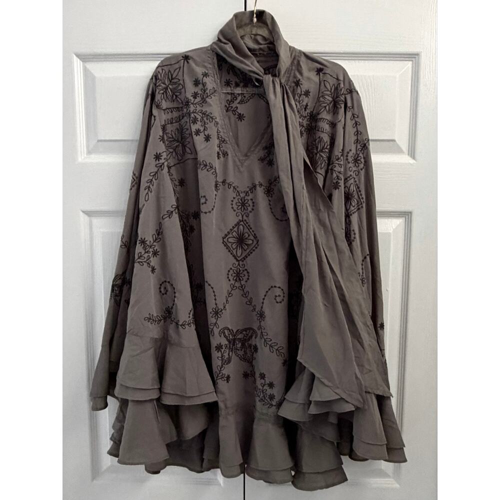 Free People Bali September Sun Mini Dress Medium - Picture 4 of 6